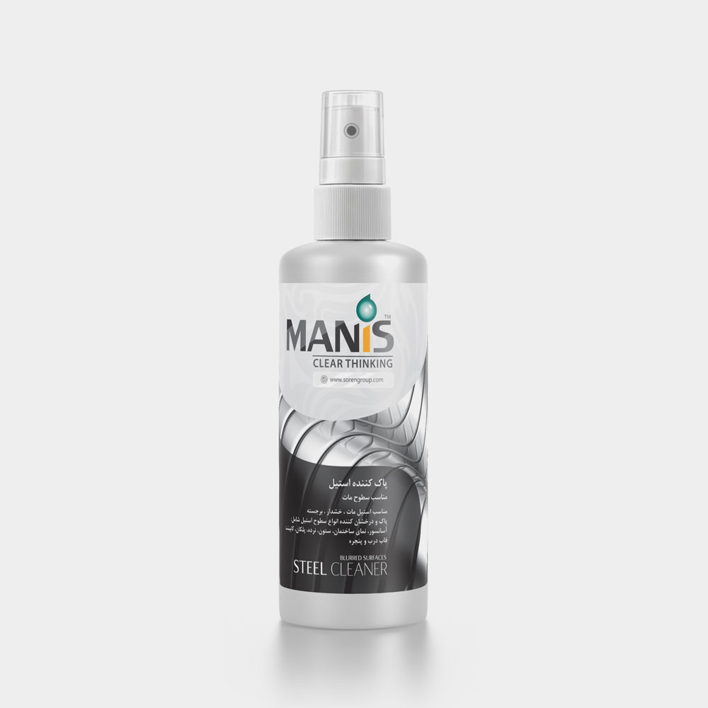 Manis Blurred Steel Cleaner120 ml - 120 میلی لیتر Matte - مات
